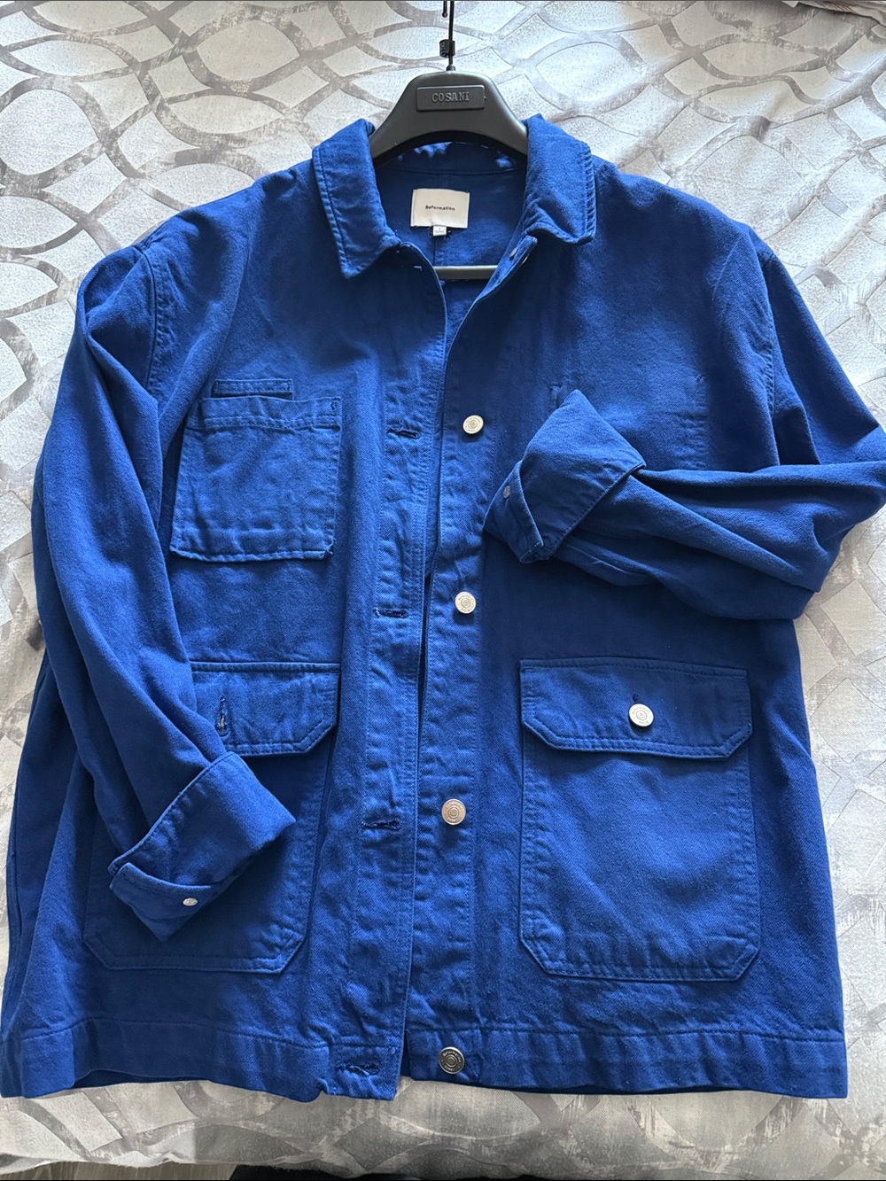 Reformation Blue Jean Jacket